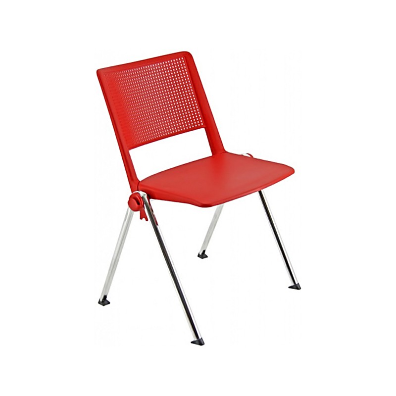 Plastic Chair With Chromed Frame For Waiting Room Waiting Area Chairs