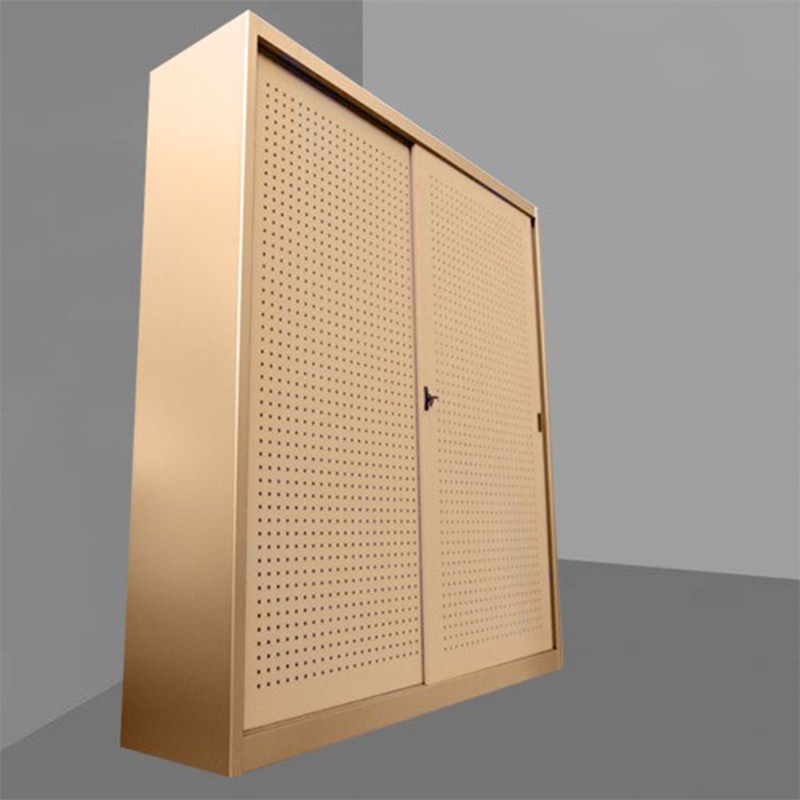 Wardrobe Archive Documents With Metallic Structure And Sliding