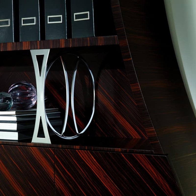 Cartesio bookcase in ebony Display Units Arcedior