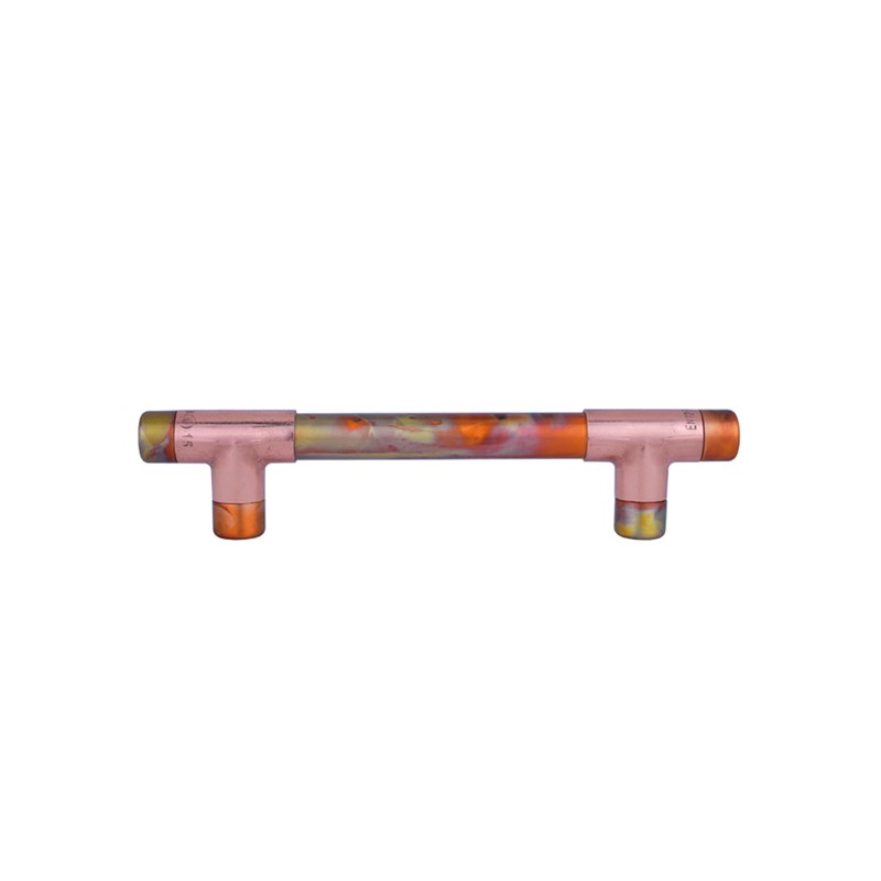 Copper Pull Handle Marbled High Polish Mix Handles Arcedior