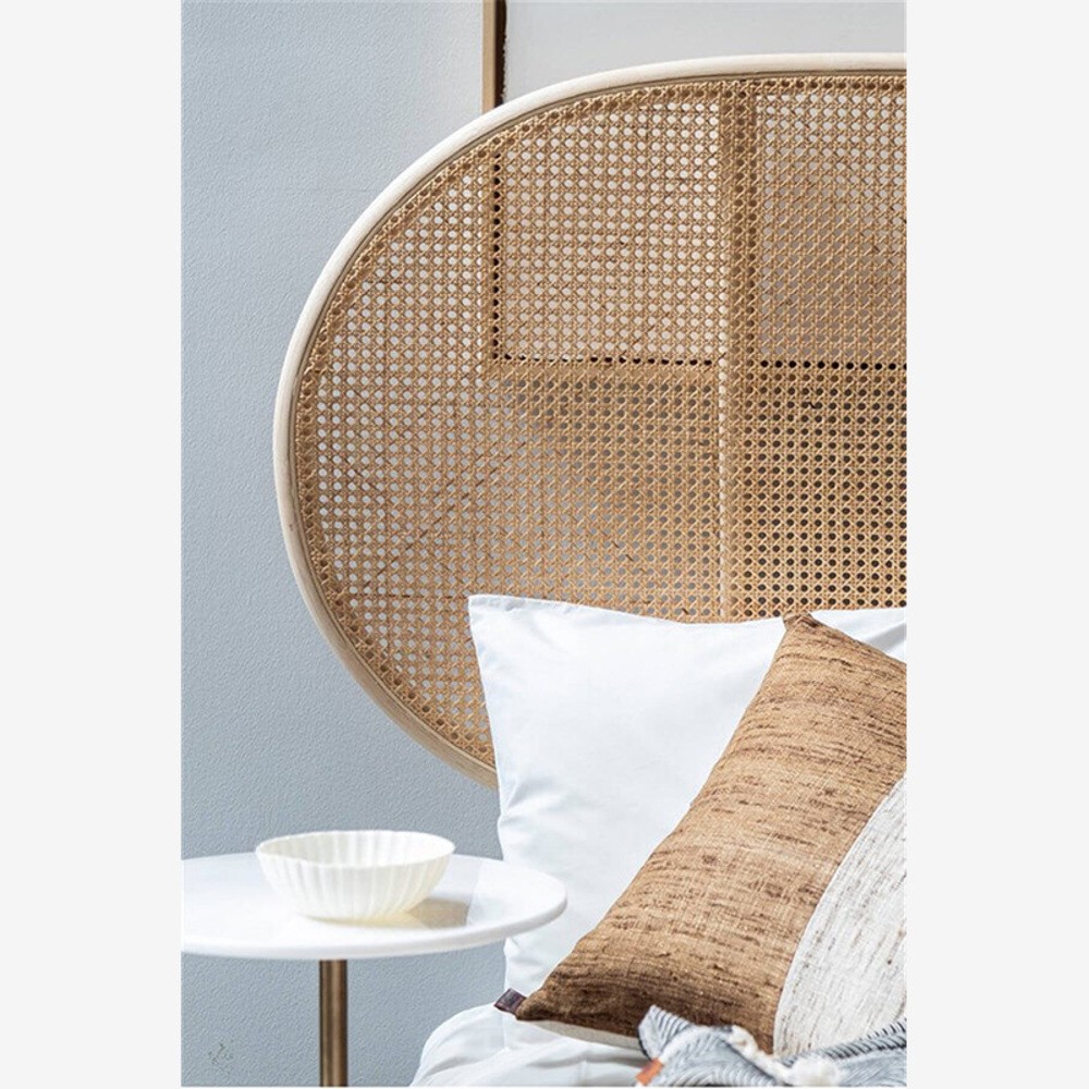 Curved Rattan Headboard Headboards Arcedior