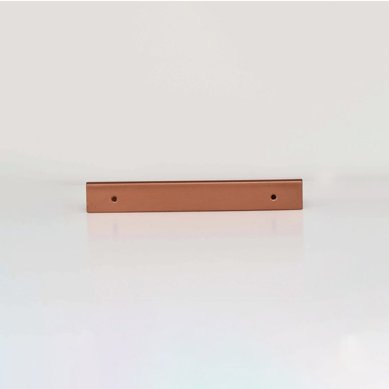 Folded Copper Lip Pull Handles Arcedior