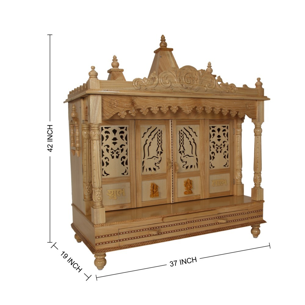 Sevan Wooden Temple   L37" x W19" x H42"