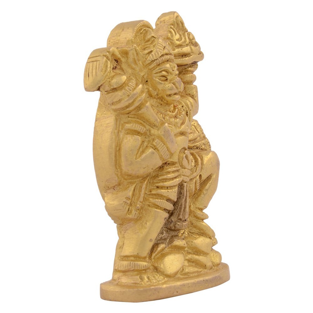 Brass Hanumanji Standing Idol L1.5" x W0.75" x H2.5"
