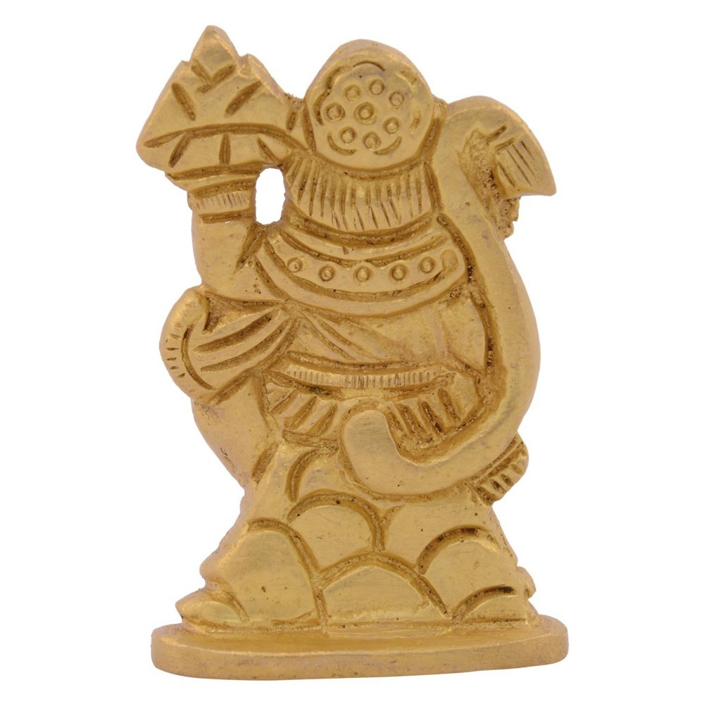 Brass Hanumanji Standing Idol L1.5" x W0.75" x H2.5"