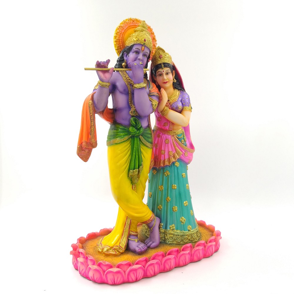  H 15.75"Fiber Standing Online Radha Krishna Ido