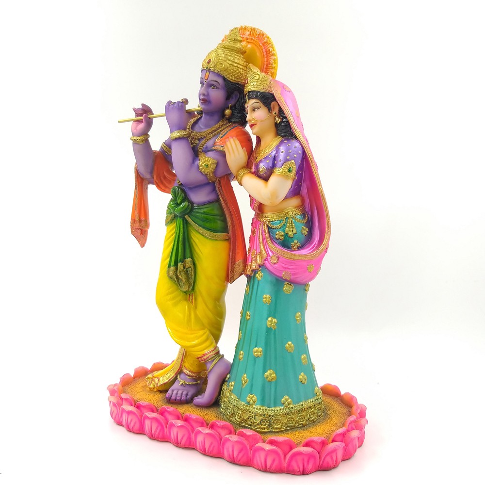 H 15.75"Fiber Standing Online Radha Krishna Ido