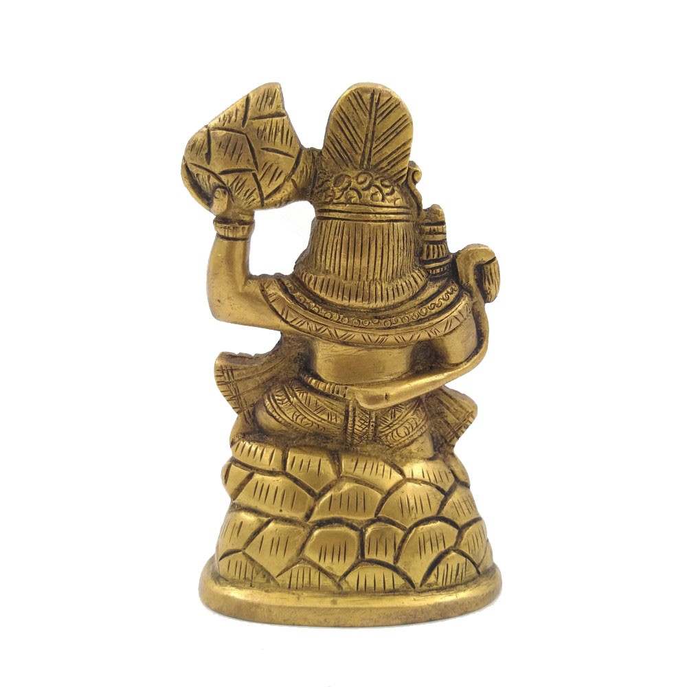 Brass Hanumanji Standing Idol L3" x W1.75" x H4.75"