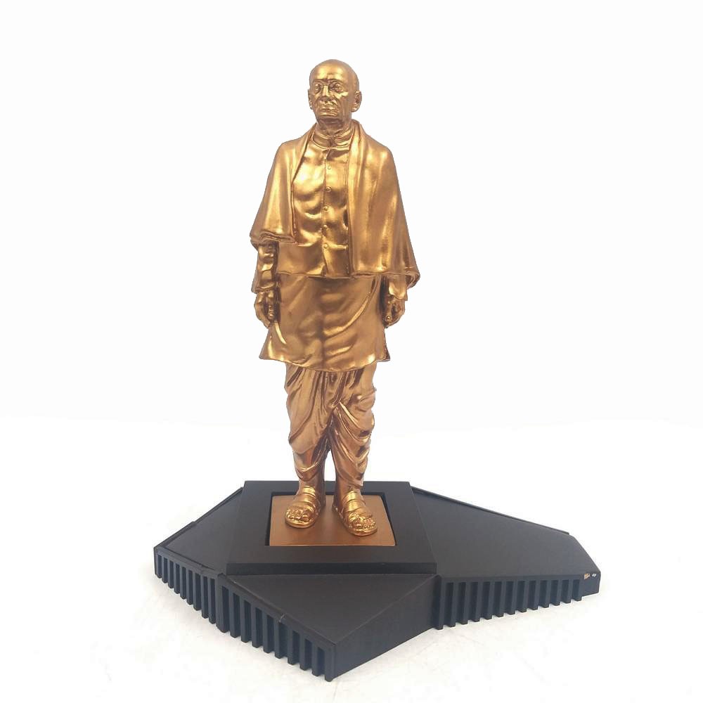 Fiber Vallabhbhai Patel Standing Memento H 9.50"