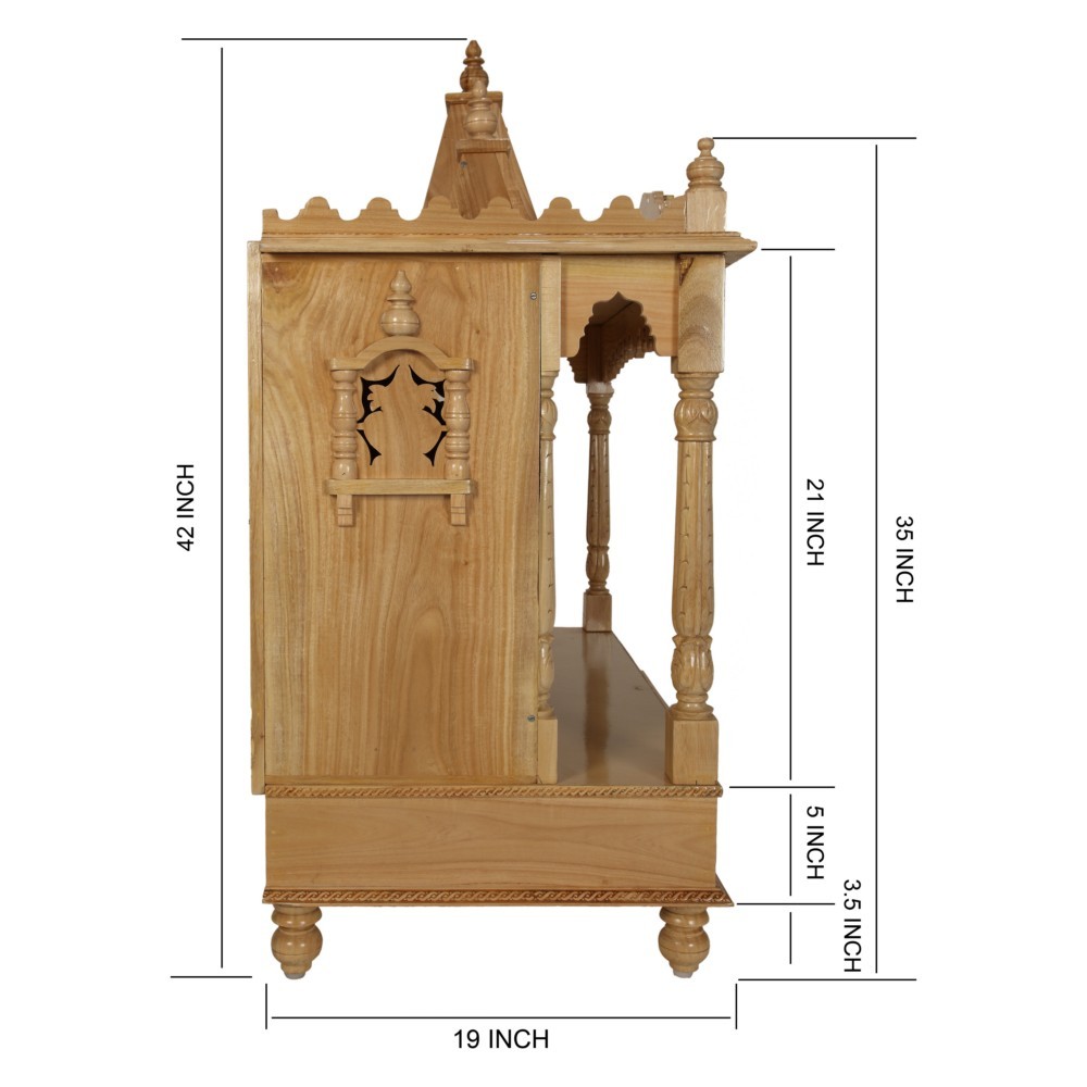 Sevan Wooden Temple   L37" x W19" x H42"